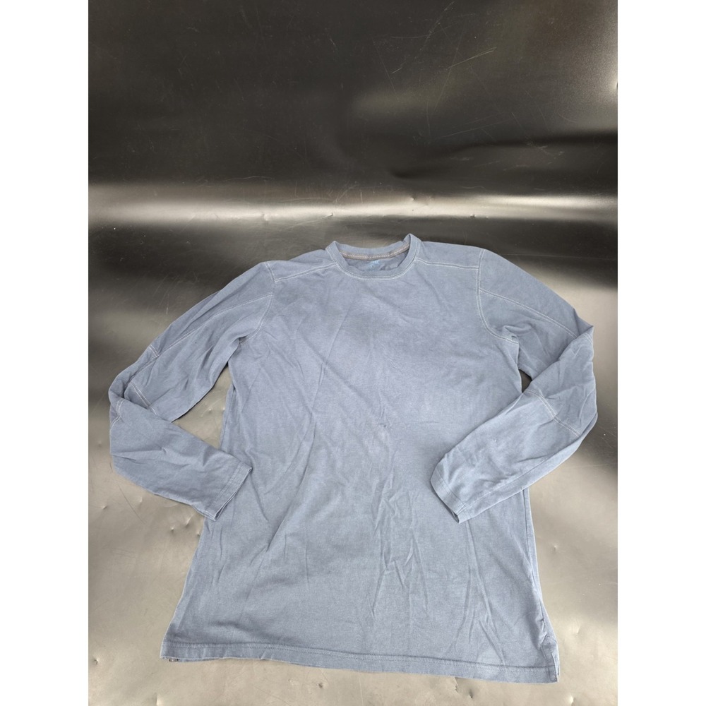Kuhl Wildfibre Men's Large Navy Blue Long Sleeve Organic Cotton Shirt